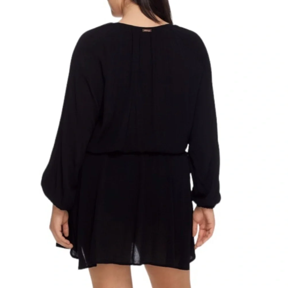 Raisins Curve Trendy Plus Size Maui Dress Cover-Up Size‎ 2X Color Black